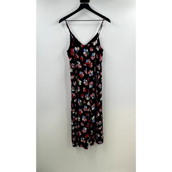 VICI Black Floral Women's Sleeveless Jumpsuit Size Medium NWOT - Picture 6 of 6